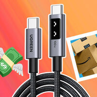 El cable USB-C de la carita: soporta 100W, se pone feliz al cargar tu teléfono y cuesta apenas 257 pesos