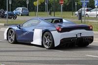 Captan mula de pruebas de Ferrari 458 Speciale Spider