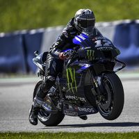 Yamaha ha conseguido salvar el motor de la moto de Maverick Viñales que acabó en llamas en el Red Bull Ring