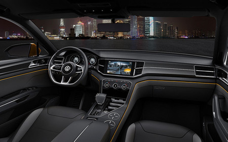 VW CrossBlue Coupé Concept, vista interior