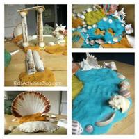 Manualidades con niños: recrea el océano con plastilina