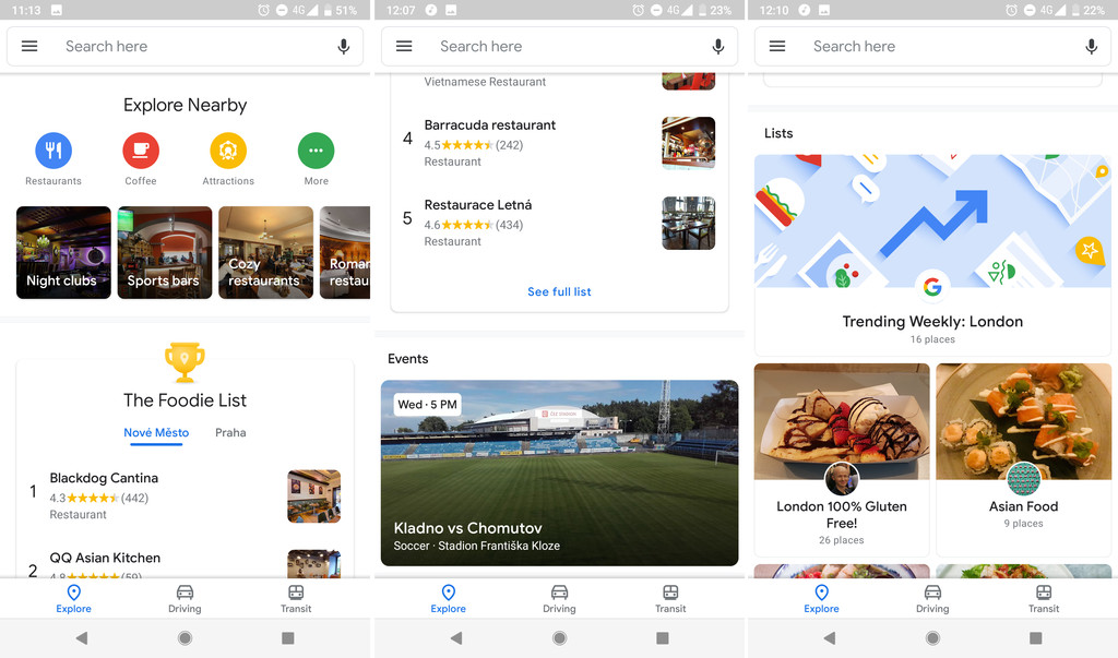 La nueva interfaz de Google Maps para Android comienza a llegar a los ...