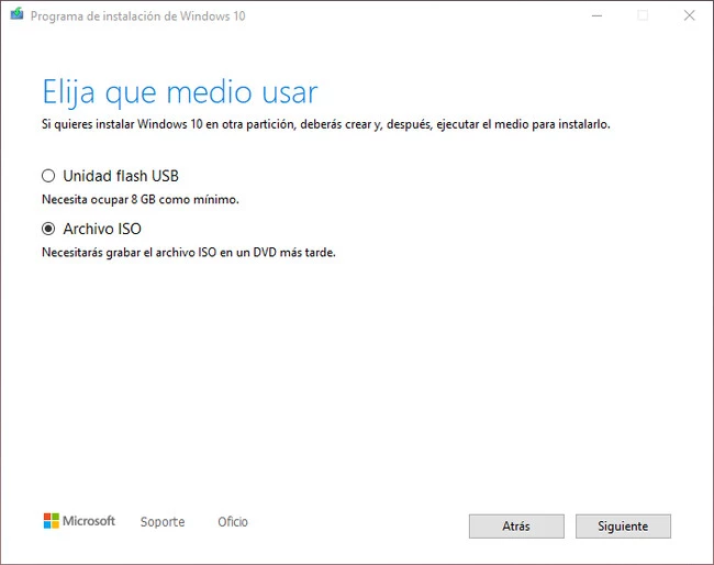 Descargar Iso Windows 10