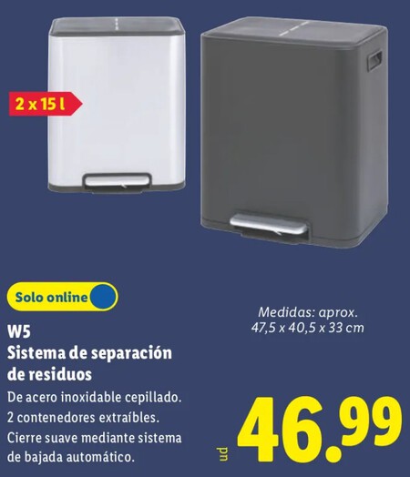 Cubos Basura Lidl