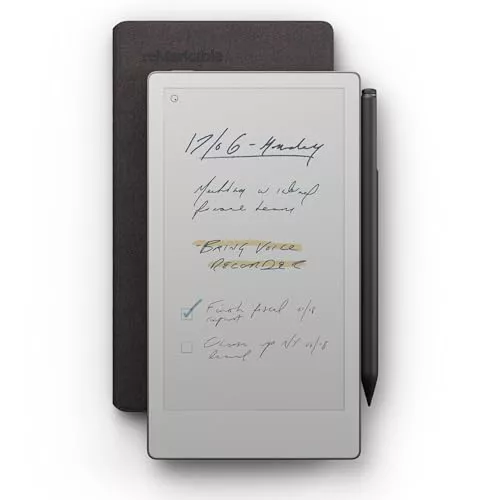 reMarkable Paper Pro Move - Paquete Funda de Tejido | Tableta Similar al Papel de 7,3", a Color