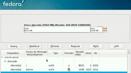 Instalación de Fedora