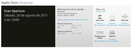 Confirmado oficialmente: inauguración de la Apple Store de Parquesur el sábado 20 de agosto