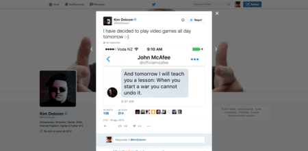 McAfee amenaza a Dotcom: “cuando empiezas una guerra no puedes pararla”