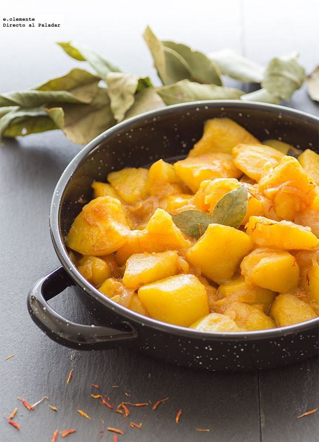 Patatas de guarnición con azafrán y paprika: receta de acompañamiento para tus menús de diario