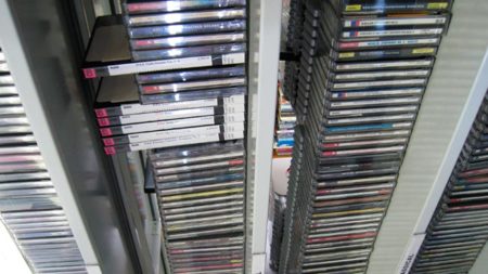 Música en una biblioteca