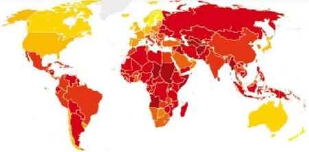 El índice de corrupción de Transparency Internacional 2010