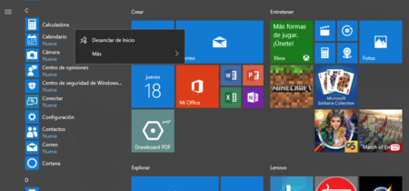La próxima versión de Windows 10 permitirá desinstalar más aplicaciones preinstaladas