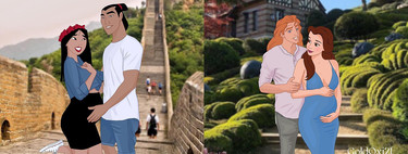 Las princesas Disney esperan bebé: una ilustradora nos muestra cómo se verían las princesas embarazadas