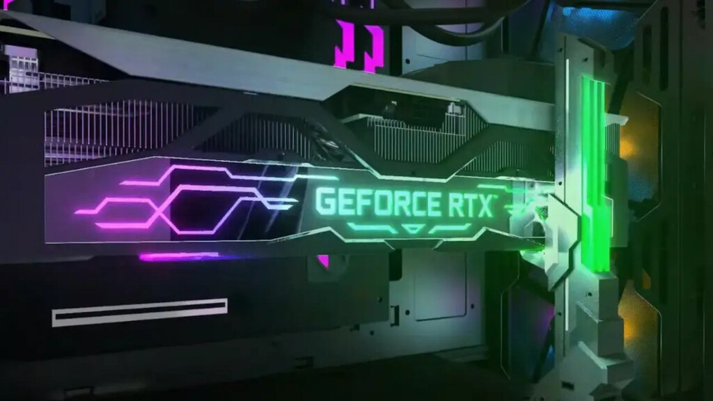 La RTX 4090 de Galax es tan monstruosamente grande que necesita un soporte RGB como bastón para sostenerse La RTX 4090 de Galax es tan monstruosamente grande que necesita un soporte RGB como bastón para sostenerse