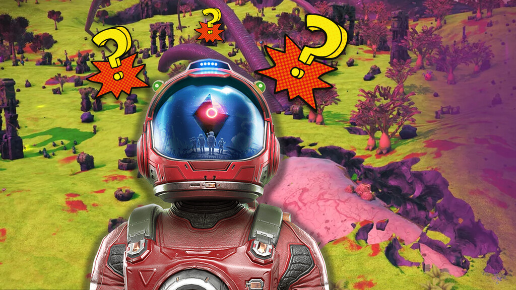 Este jugador de No Man's Sky encontró un monstruo colosal enterrado en un planeta y ahora es uno de los errores más épicos del juego 