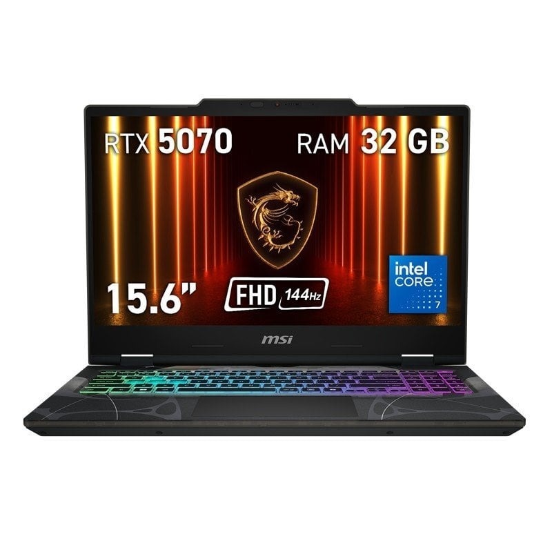 MSI Cyborg 15 B2RWGKG-422XES 15.6 Laptop" Intel Core 7 240H 32GB 1TB SSD RTX 5070 8GB RGB