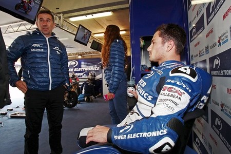 Randy de Puniet prueba la nueva Suzuki de MotoGP en Motegi