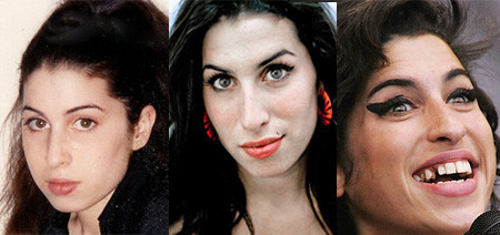 Looks impactantes: el antes y después de Amy Winehouse