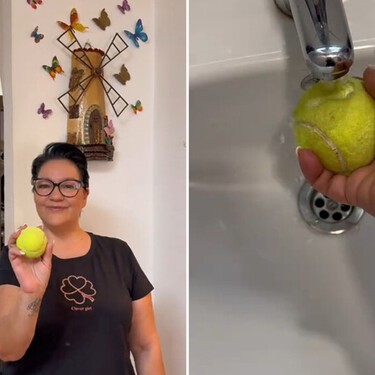 Yolanda Herrera, experta en limpieza: "Con solo una pelota de tenis puedes eliminar de forma fácil las marcas en las paredes y las pintadas en los muebles" 
