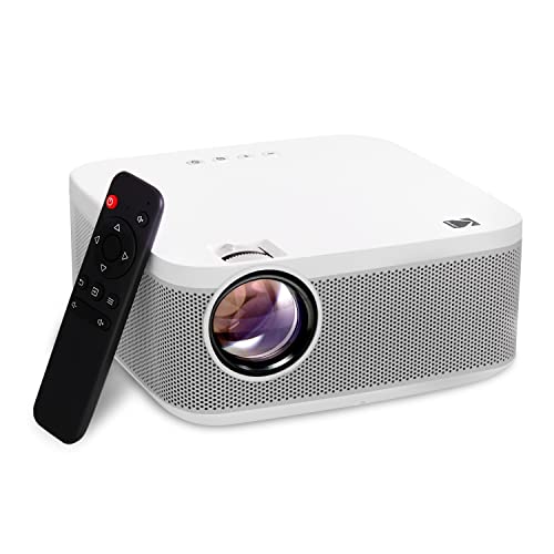 KODAK Proyector Multimedia FLIK X10 Full HD, Mini Sistema de Cine en casa Compacto y portátil con Control Remoto, proyección de Video nativa de 1080p y Cable HDMI