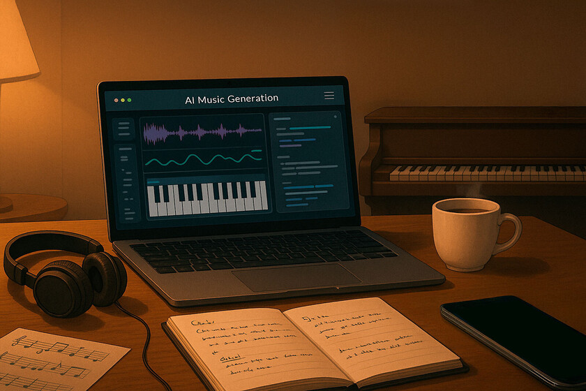 Tengo cero idea de componer música y propuse crear una canción. Los resultados no solo me sorprendieron a mí