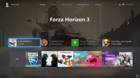 Fall Creators Update está cada vez más cerca y la Xbox One se beneficiará con un remozado menú mucho más funcional