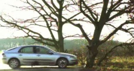 ¿Qué pasa si chocamos un coche con 5 estrellas EuroNCAP contra un árbol?