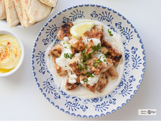 Pollo Libanes Con Ajo Y Limon