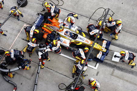 Gran Premio de Italia. Cargas de Combustible