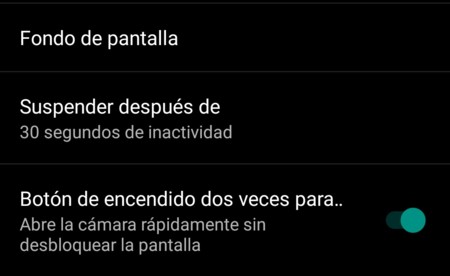 Encendido Pantalla