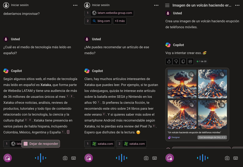 Cómo usar Copilot como asistente virtual en Android: lo hemos probado y ...