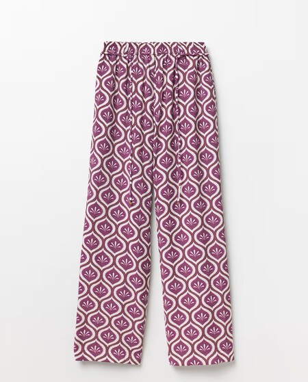 Pantalon Estampado Tapiz Oficina Septiembre Otoño 2025