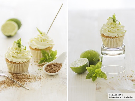 Cupcakes de mojito. Receta