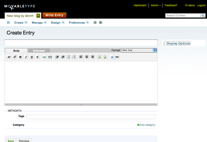 Prueba Movable Type 4 online