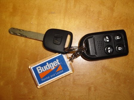 Llaves coche de alquiler