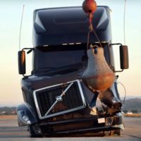 Hoy, en tonterías americanas, destrozamos a lo Miley Cyrus un Volvo de 100.000 euros para arreglarlo 