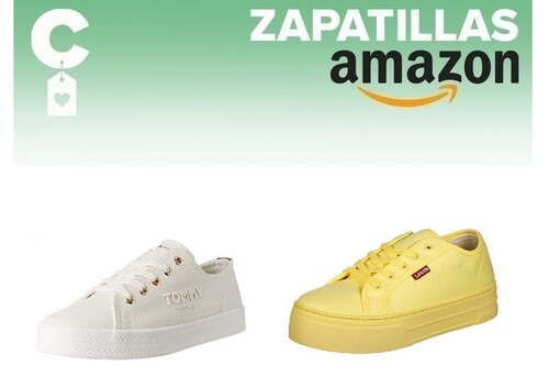 Chollos en tallas sueltas de zapatillas Levi's, Tommy Hilfiger o Lacoste en Amazon