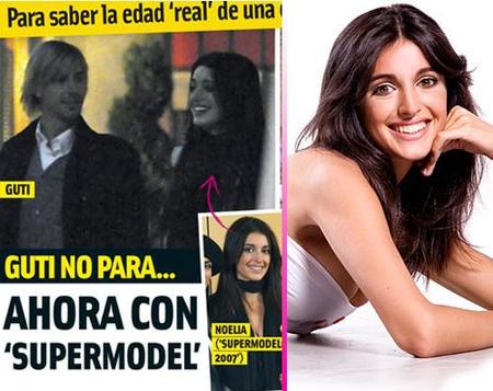 Guti ahora se liga a la "supermodelo" Noelia López