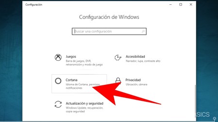 Configuracion Cortana