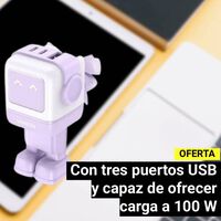 No es un robot: este versátil (y barato) cargador adornará algún rincón de tu hogar y te será muy útil