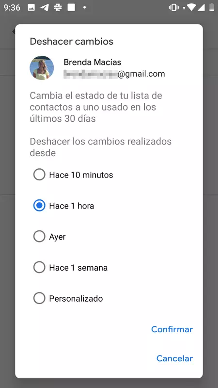 contactos android