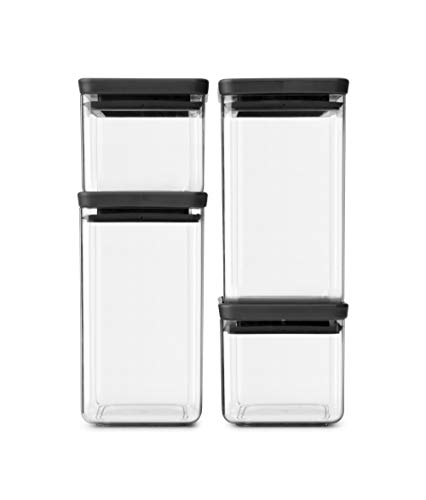 Brabantia tasty + set de 4 botes apilables 