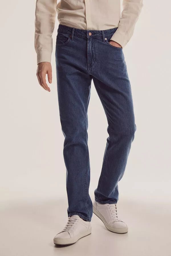 Pantalón vaquero regular business