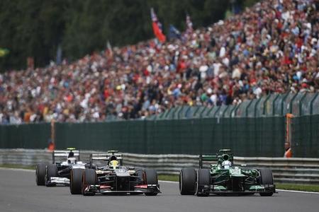 Giedo van der Garde se luce en Spa-Francorchamps