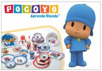 Colección de vajilla y libros de Pocoyó
