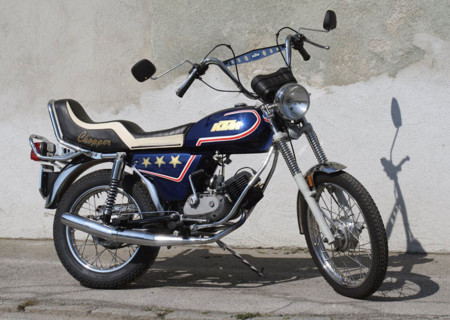 Y esto fue lo que se le ocurrió hacer a KTM para el segmento de las chopper allá por 1980