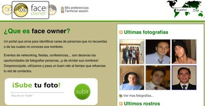Face Owner, identificación social de rostros de las personas por sus fotos