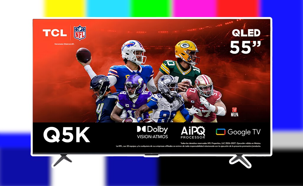 Tener una pantalla QLED de 55 pulgadas ya es más barato: esta TCL está en oferta y se puede pagar a meses sin intereses 