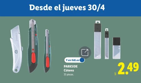 Folleto Lidl Cuteres