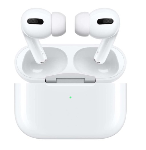 Auriculares de botón Apple Airpods Pro con estuche de carga inalámbrica